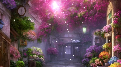 开满鲜花的小巷