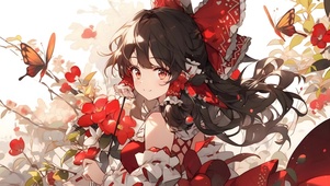 捧花少女