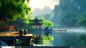 春风抚翠木