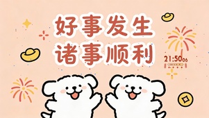 好事发生 诸事顺利