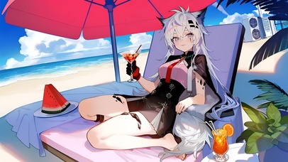 海边泳装少女-荒芜拉普兰德