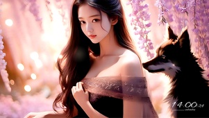 羞涩的少女