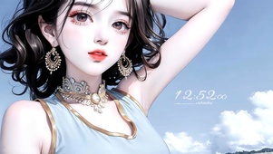清纯大眼美女