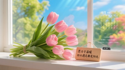 愿日子温，暖抬头遇见阳光