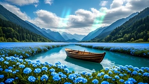 自然 湖泊