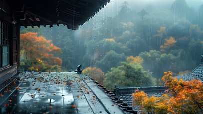 雨天屋檐