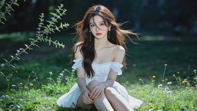 清纯可爱的美女