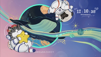 吾皇猫-遨游太空