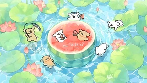 悠悠荷塘夏日
