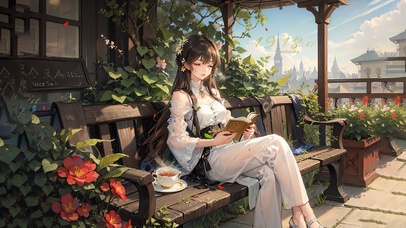 唯美治愈小齐女孩