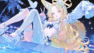 百合园圣娅-海边泳装萝莉