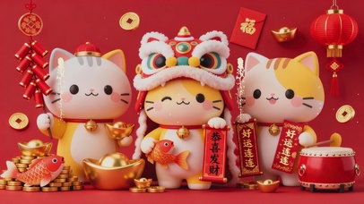 恭喜发财，好运连连