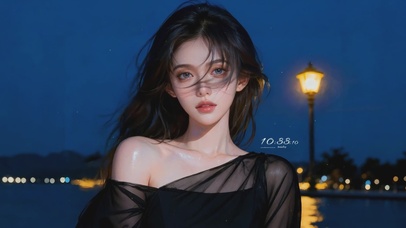 4K港风纯欲气质美女