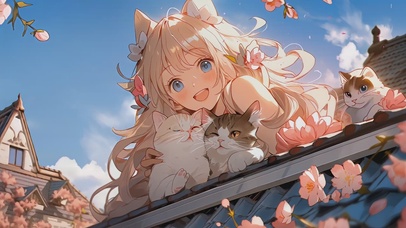 超清可爱-动漫二次元少女