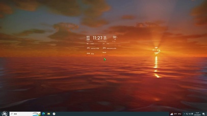 海上夕阳主题