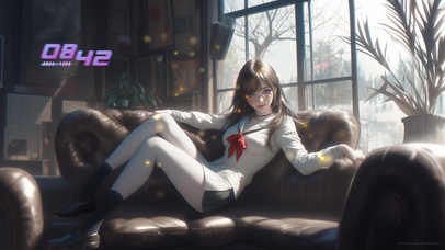 她的美丽动人心魄