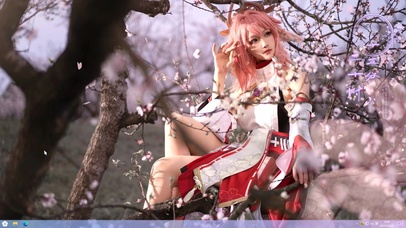 原神八重神子樱花树