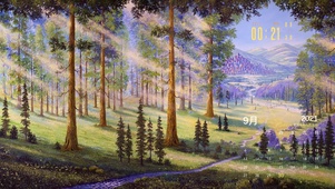林间清晨