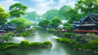 4k唯美江南小镇