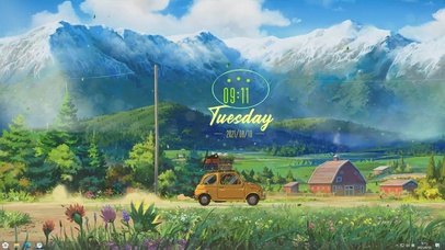 4K治愈唯美风景旅途中欣赏