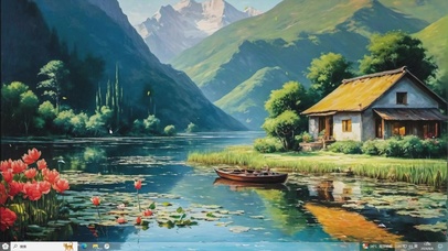 安静的小河边-桌面主题