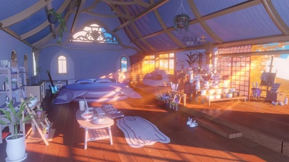 唯美治愈午后阳光房间