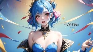 4k彩妆少女