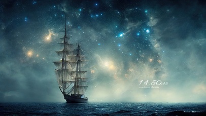 4K 航海星空星汉灿烂