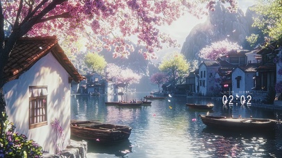 江南风光小镇壁纸