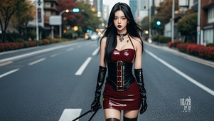 性感皮裙
