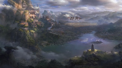 4K古风高山大佛