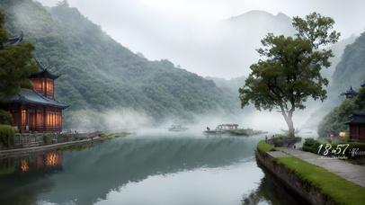 云雾古镇水乡
