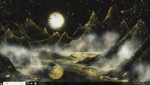 玄月鎏川-桌面主题