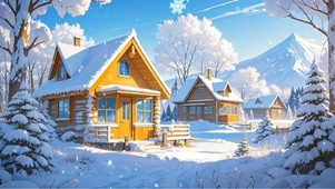 雪原小屋