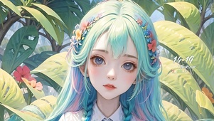 春天的少女