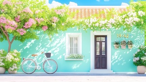 清新花墙