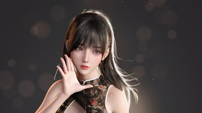 4K唯美可爱清纯3D美女