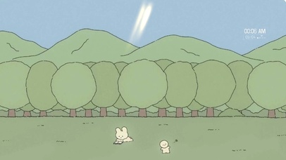 护眼绿色  游玩