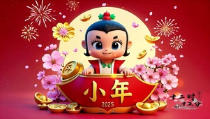 福禄娃祝小年快乐