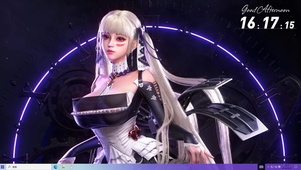 3D 金发可爱女仆 美少女