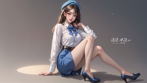 空姐制服女生