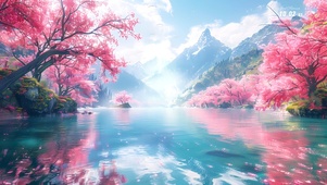 樱花湖