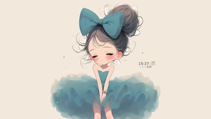 可爱小女孩