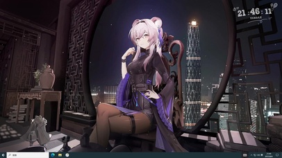 二次元 白发美少女 御姐大长腿