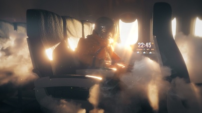 梦幻飞机上的消防员