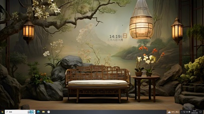 新中式古韵壁画