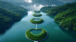 爱心湖