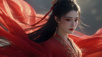 红衣美人江湖儿女01