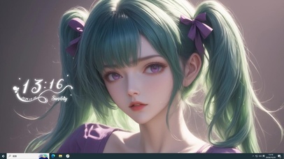 双马尾少女