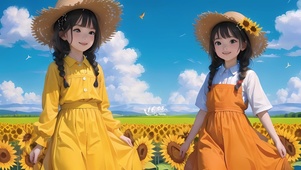向日葵女孩